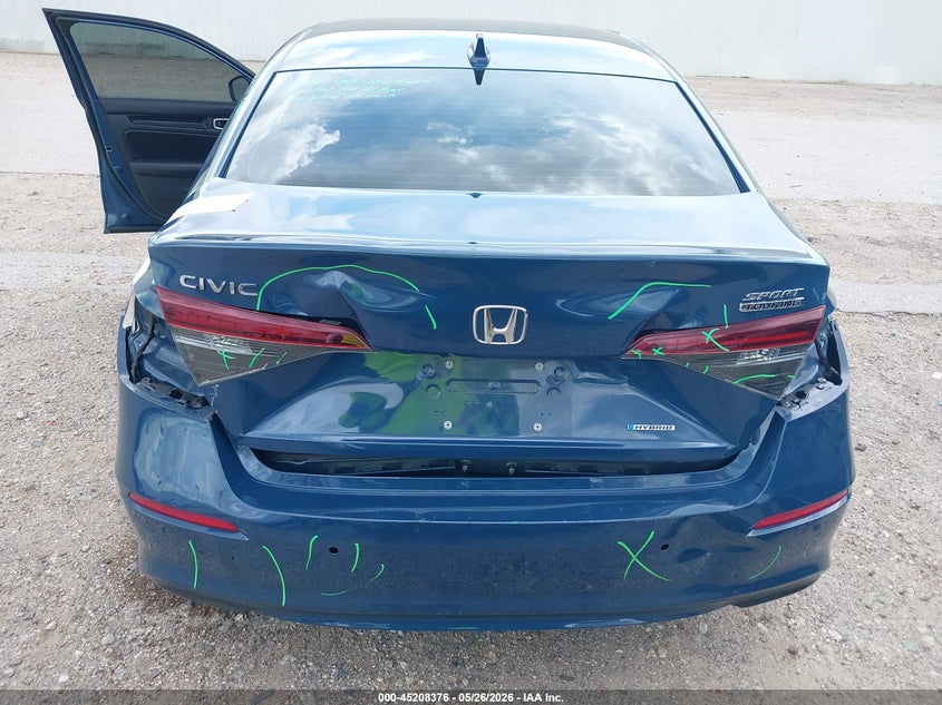 2025 Honda Civic VIN 2HGFE4F84SH335374 IAAI salvage auction — REAR END, Wait Title, sold $14,750 on 2026-09-03 (photo 6)