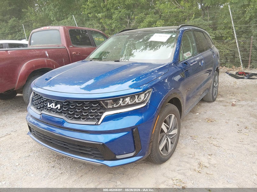 2023 Kia Sorento VIN 5XYRL4LC4PG168305 IAAI salvage auction — REAR END, Salvage (Indiana), sold $9,975 on 2026-07-15 (photo 2)