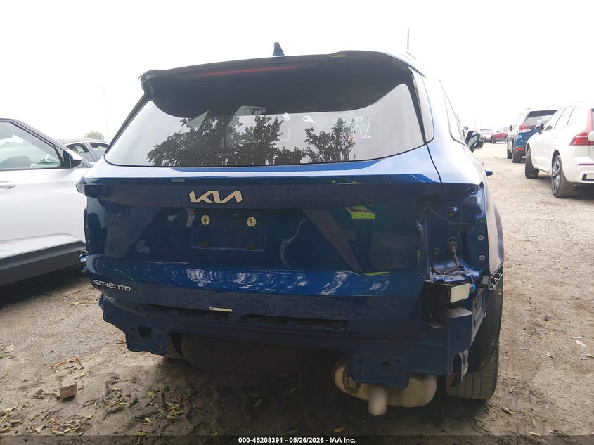 2023 Kia Sorento VIN 5XYRL4LC4PG168305 IAAI salvage auction — REAR END, Salvage (Indiana), sold $9,975 on 2026-07-15 (photo 6)