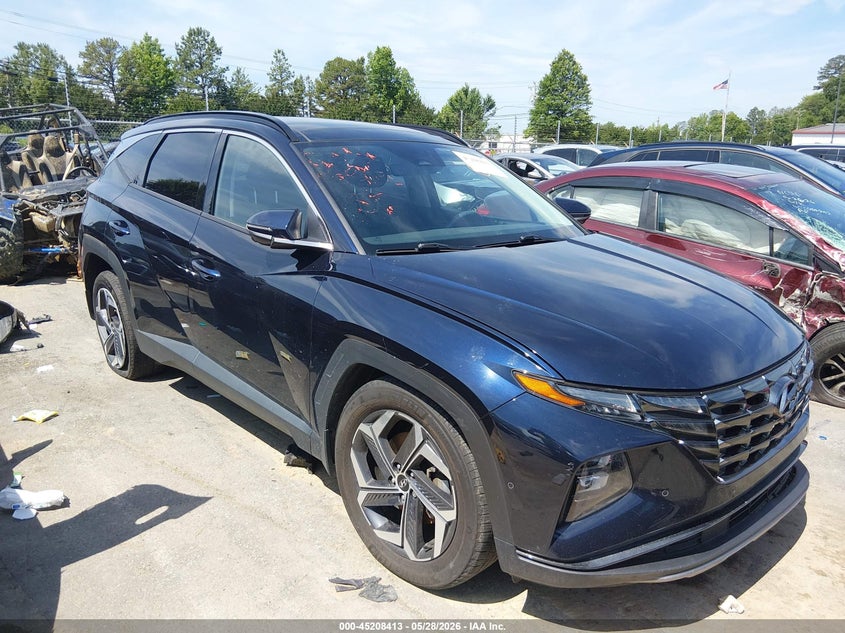 2024 Hyundai Tucson VIN KM8JE3DE0RU291372 IAAI salvage auction — LEFT FRONT, Salvage (North Carolina), sold $7,250 on 2026-07-29 (photo 1)