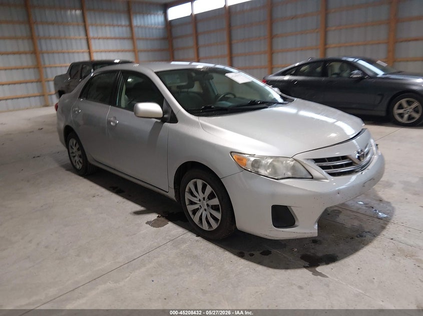 2013 Toyota Corolla VIN 5YFBU4EE4DP125622 IAAI salvage auction — LEFT FRONT, Salvage Title, sold $3,700 on 2026-07-18 (photo 1)