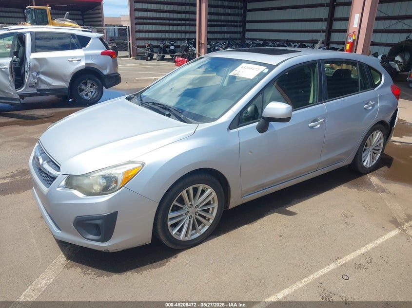 2014 Subaru Impreza VIN JF1GPAD68E8209998 IAAI salvage auction — FRONT & REAR, Clear (Hawaii), sold $1,250 on 2026-07-23 (photo 2)
