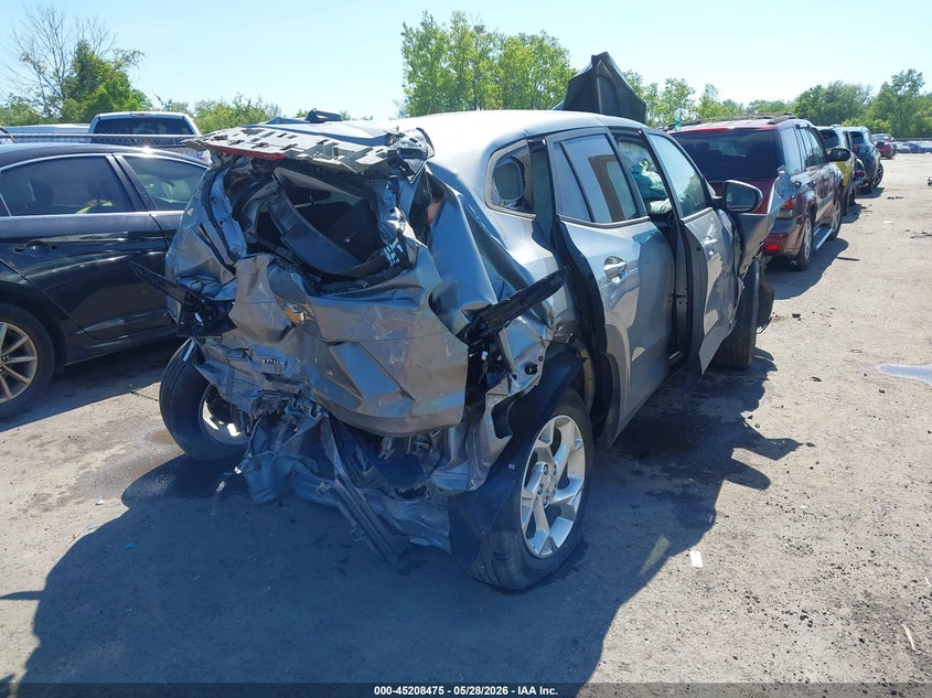 2024 Chevrolet Trax VIN KL77LFE20RC230245 IAAI salvage auction — FRONT & REAR, Salvage Title, sold $550 on 2026-07-07 (photo 4)