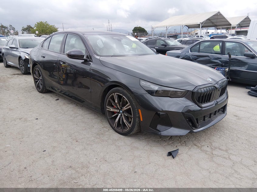 2024 BMW 5er VIN WBA43FJ00RCR13862 IAAI salvage auction — LEFT SIDE, Salvage (California), sold $32,100 on 2026-07-08 (photo 1)