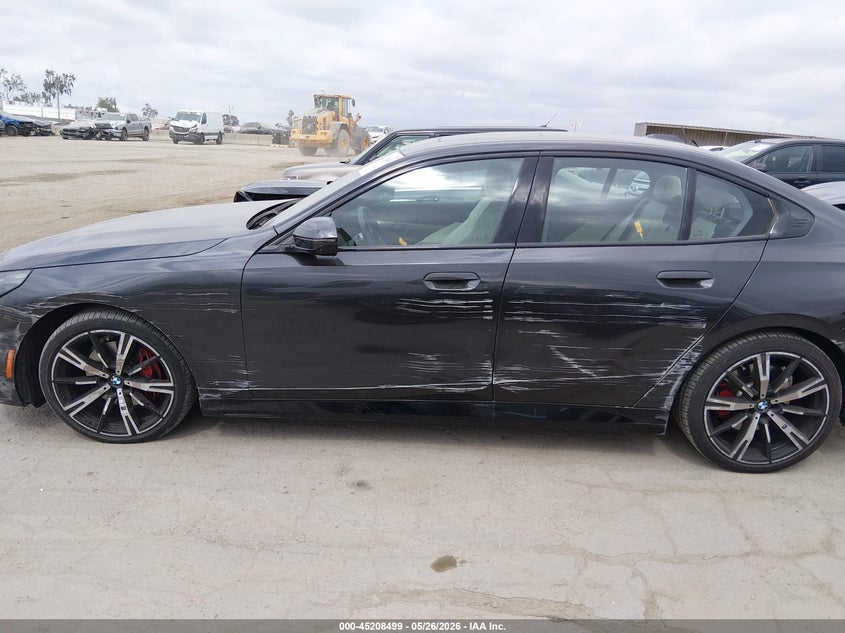 2024 BMW 5er VIN WBA43FJ00RCR13862 IAAI salvage auction — LEFT SIDE, Salvage (California), sold $32,100 on 2026-07-08 (photo 6)