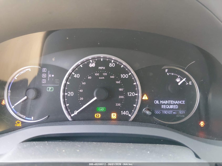 2012 Lexus Ct VIN JTHKD5BH1C2074810 IAAI salvage auction — FRONT END, Salvage Title, sold $1,050 on 2026-07-17 (photo 7)