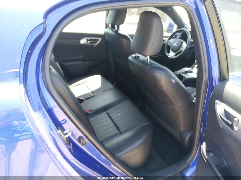 2012 Lexus Ct VIN JTHKD5BH1C2074810 IAAI salvage auction — FRONT END, Salvage Title, sold $1,050 on 2026-07-17 (photo 8)
