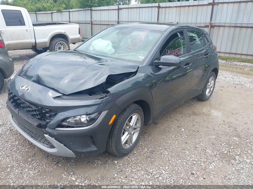 2022 Hyundai Kona VIN KM8K22AB9NU832401 IAAI salvage auction — FRONT END, Salvage Title, sold $3,200 on 2026-07-15 (photo 2)