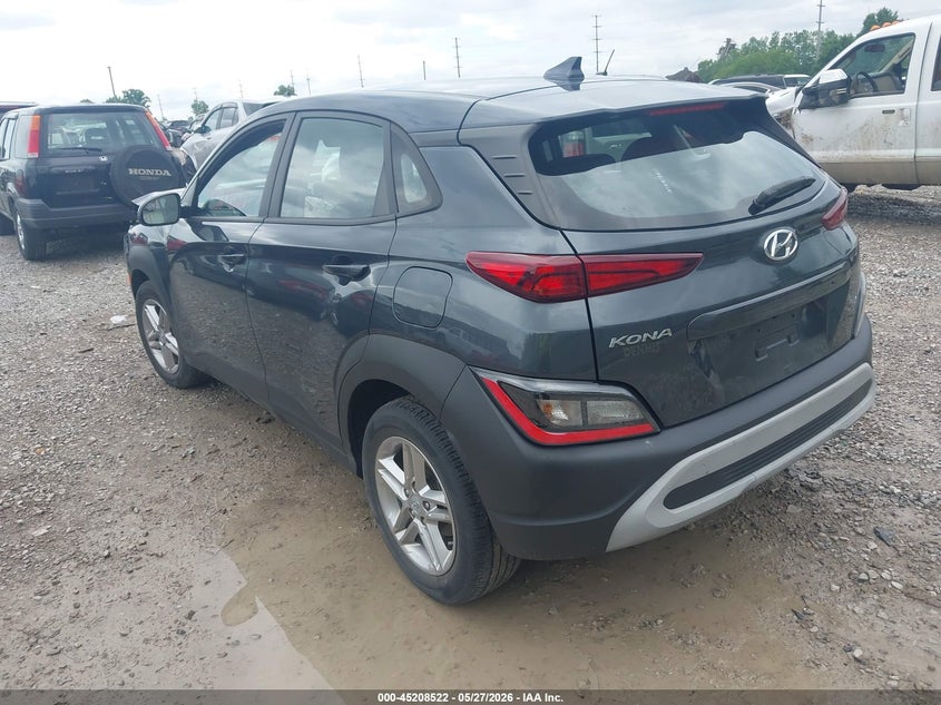 2022 Hyundai Kona VIN KM8K22AB9NU832401 IAAI salvage auction — FRONT END, Salvage Title, sold $3,200 on 2026-07-15 (photo 3)