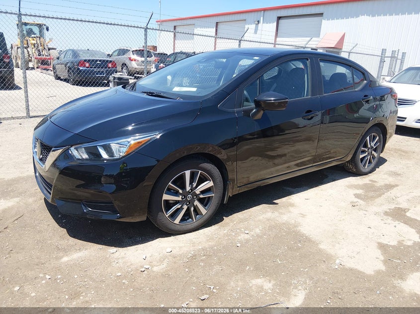 2021 Nissan Versa VIN 3N1CN8EV0ML836436 IAAI salvage auction — HAIL, Clear (Kansas), sold $2,550 on 2026-07-24 (photo 2)