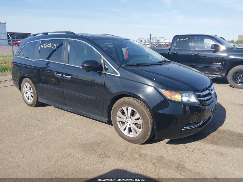 2015 Honda Odyssey VIN 5FNRL5H67FB039179 IAAI salvage auction — RIGHT SIDE, Salvage Title, sold $2,950 on 2026-07-29 (photo 1)