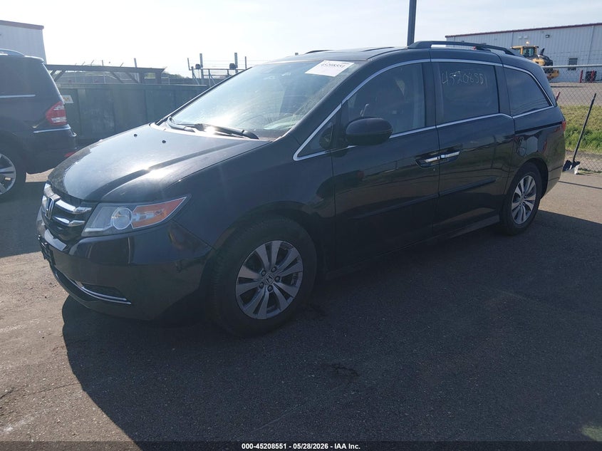 2015 Honda Odyssey VIN 5FNRL5H67FB039179 IAAI salvage auction — RIGHT SIDE, Salvage Title, sold $2,950 on 2026-07-27 (photo 2)