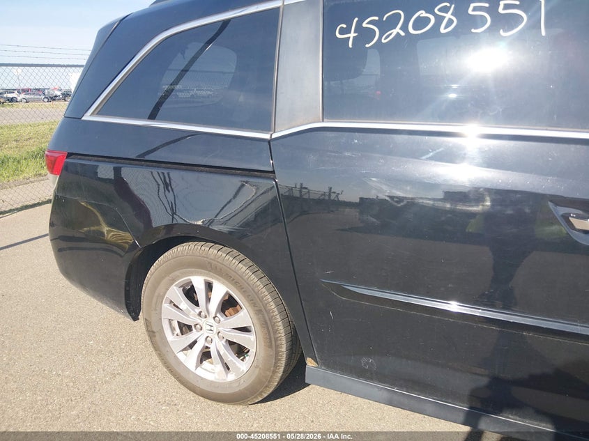 2015 Honda Odyssey VIN 5FNRL5H67FB039179 IAAI salvage auction — RIGHT SIDE, Salvage Title, sold $2,950 on 2026-07-27 (photo 6)