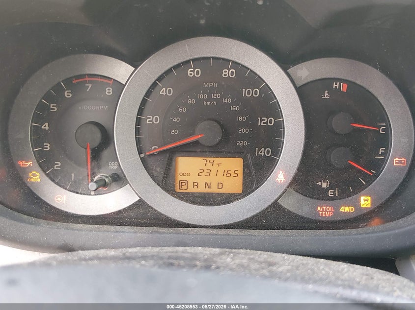 2010 Toyota Rav 4 VIN JTMDF4DV1A5034580 IAAI salvage auction — REAR END, Salvage (Kentucky), sold $1,800 on 2026-07-27 (photo 7)
