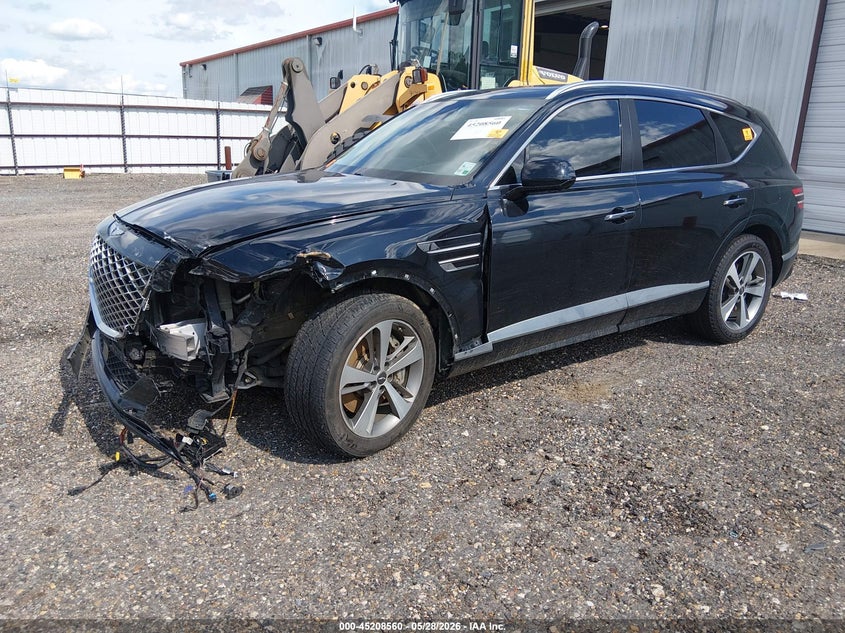 2021 Genesis Gv80 VIN KMUHCESC7MU040148 IAAI salvage auction — BIO HAZARD, Salvage Title, sold $8,600 on 2026-07-27 (photo 2)