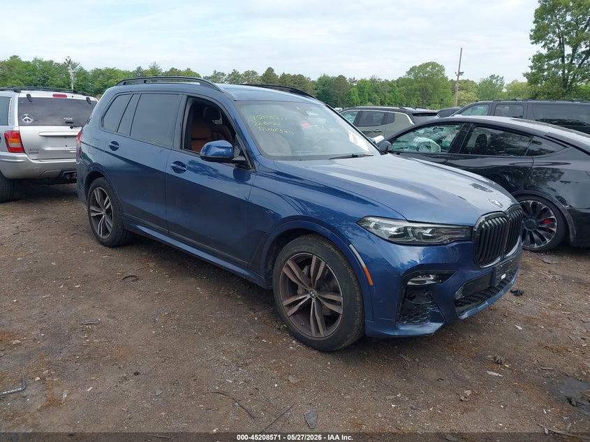 2022 BMW X7 VIN 5UXCW2C09N9K63687 IAAI salvage auction — REAR END, Original (West Virginia), sold $23,500 on 2026-07-07 (photo 1)
