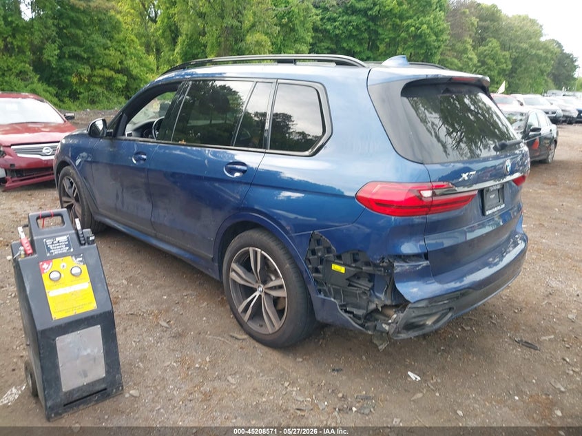2022 BMW X7 VIN 5UXCW2C09N9K63687 IAAI salvage auction — REAR END, Original (West Virginia), sold $23,500 on 2026-07-07 (photo 3)