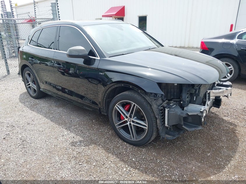 2018 Audi Sq5 VIN WA1A4AFY0J2131764 IAAI salvage auction — FRONT END, Salvage (Illinois), sold $8,800 on 2026-07-29 (photo 1)