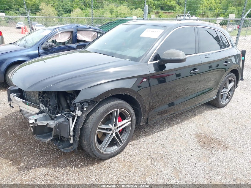 2018 Audi Sq5 VIN WA1A4AFY0J2131764 IAAI salvage auction — FRONT END, Salvage (Illinois), sold $6,600 on 2026-07-09 (photo 2)