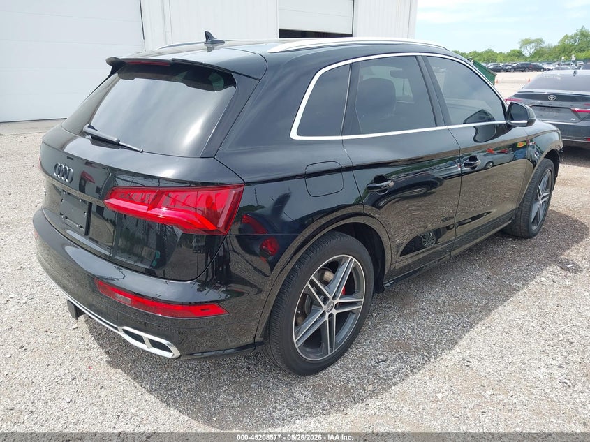 2018 Audi Sq5 VIN WA1A4AFY0J2131764 IAAI salvage auction — FRONT END, Salvage (Illinois), sold $8,800 on 2026-07-29 (photo 4)