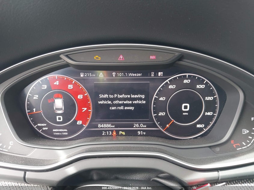 2018 Audi Sq5 VIN WA1A4AFY0J2131764 IAAI salvage auction — FRONT END, Salvage (Illinois), sold $8,800 on 2026-07-29 (photo 7)