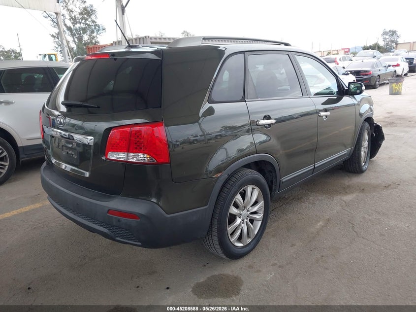 2011 Kia Sorento VIN 5XYKT4A20BG142790 IAAI salvage auction — RIGHT FRONT, Salvage (California), sold $1,750 on 2026-07-09 (photo 4)