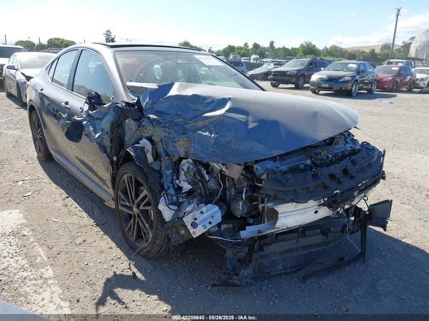 2025 Toyota Camry VIN 4T1DAACK7SU601592 IAAI salvage auction — FRONT END, Salvage (California), sold $10,200 on 2026-07-09 (photo 1)