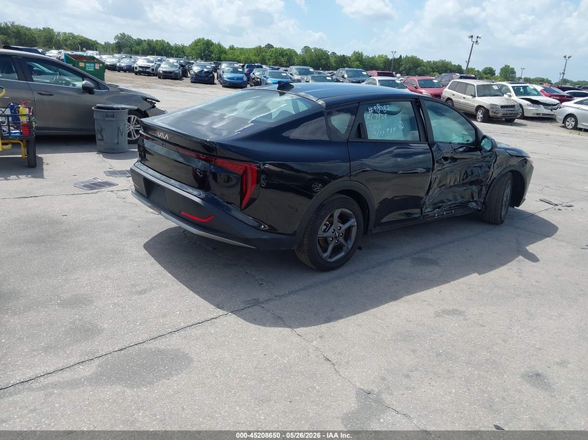 2025 Kia K4 VIN 3KPFT4DE4SE066530 IAAI salvage auction — RIGHT SIDE, Rebuildable (Florida), sold $7,150 on 2026-08-19 (photo 4)