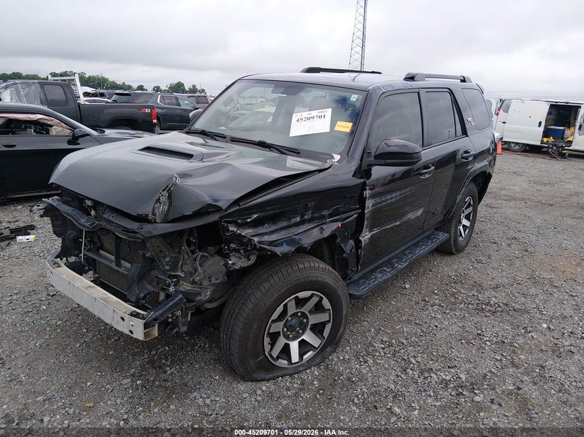 2019 Toyota 4runner VIN JTEBU5JR7K5716337 IAAI salvage auction — FRONT END, Salvage (Arkansas), sold $10,900 on 2026-08-01 (photo 2)