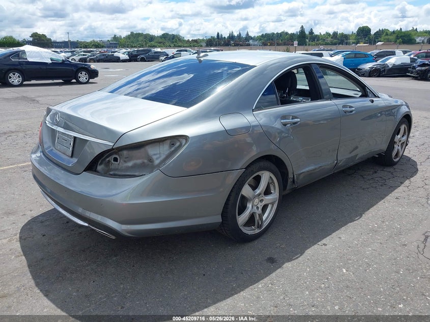 2013 Mercedes-benz Cls-klasse VIN WDDLJ7DB5DA064491 IAAI salvage auction — RIGHT SIDE, Salvage (Oregon), sold $9,300 on 2026-07-09 (photo 4)