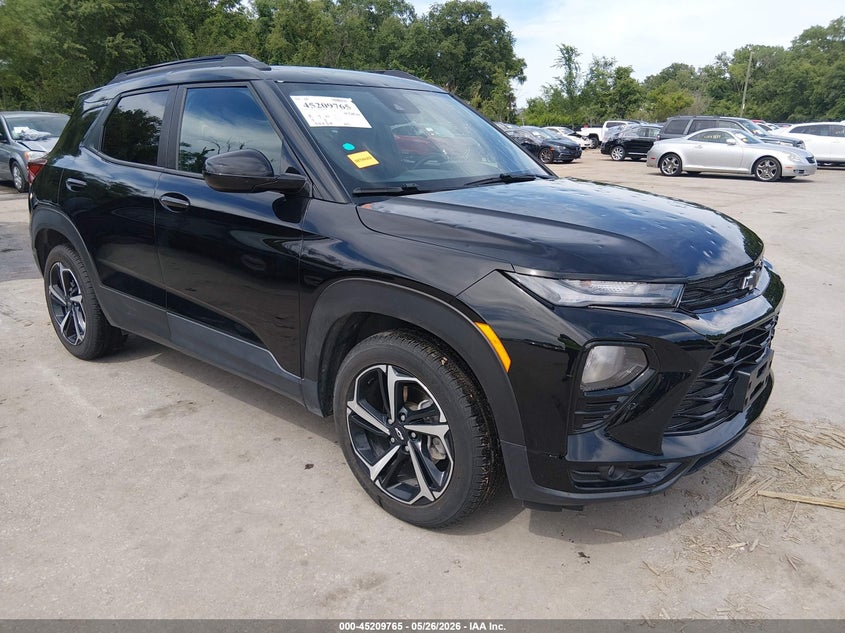 2021 Chevrolet Trailblazer VIN KL79MTSL7MB162767 IAAI salvage auction — HAIL, Salvage (Kansas), sold $25 on 2026-07-29 (photo 1)