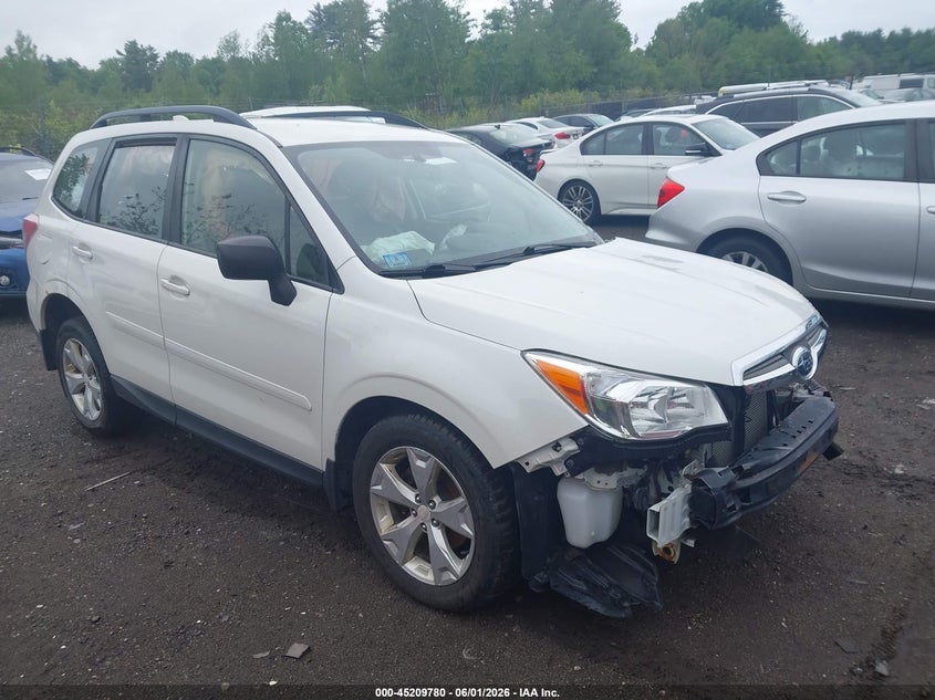 2016 Subaru Forester VIN JF2SJABC9GH555075 IAAI salvage auction — ALL OVER, Clear (Massachusetts), sold $450 on 2026-07-24 (photo 1)