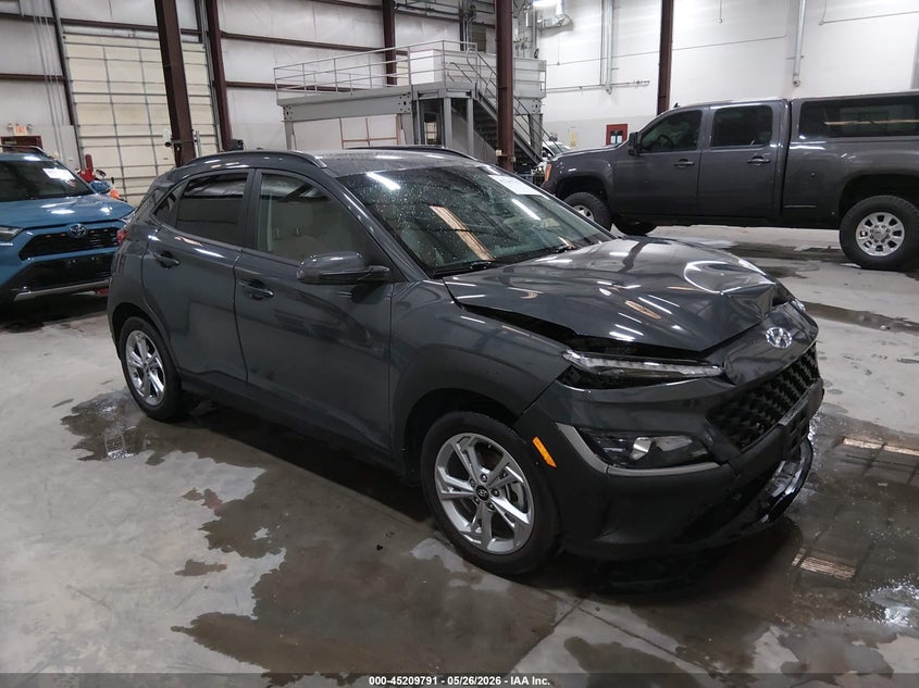 2023 Hyundai Kona VIN KM8K62ABXPU039325 IAAI salvage auction — FRONT END, Salvage (Idaho), sold $2,050 on 2026-07-24 (photo 1)