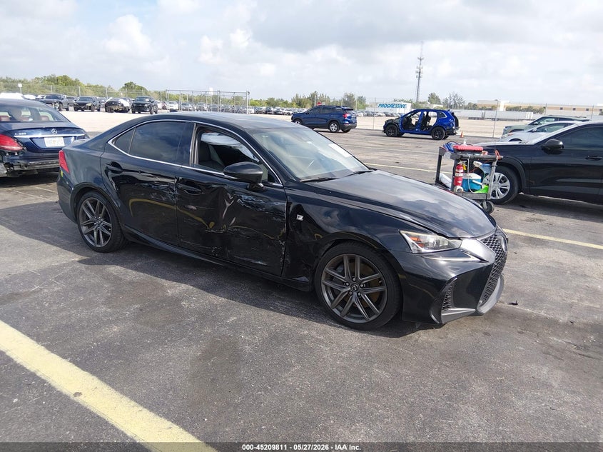 2017 Lexus Is VIN JTHBA1D21H5049213 IAAI salvage auction — RIGHT SIDE, Rebuildable (Florida), sold $6,500 on 2026-07-09 (photo 1)
