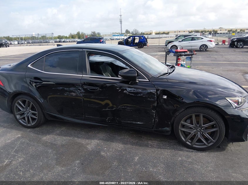 2017 Lexus Is VIN JTHBA1D21H5049213 IAAI salvage auction — RIGHT SIDE, Rebuildable (Florida), sold $6,500 on 2026-07-09 (photo 6)