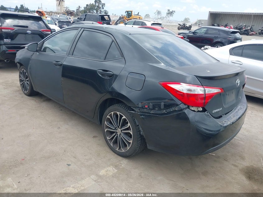 2015 Toyota Corolla VIN 5YFBURHE0FP334125 IAAI salvage auction — FRONT END, Salvage (California), sold $1,725 on 2026-07-08 (photo 3)