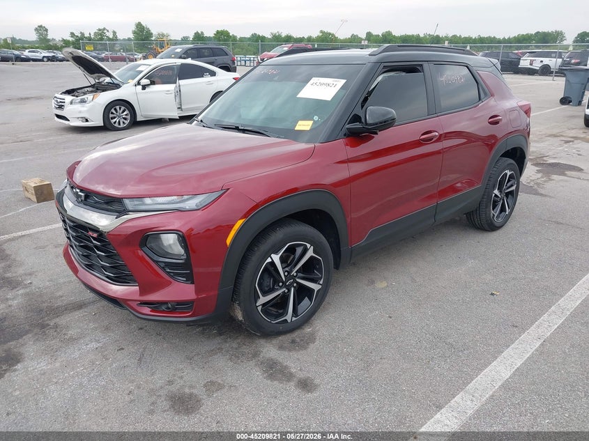 2023 Chevrolet Trailblazer VIN KL79MTSL2PB212124 IAAI salvage auction — SIDE, Salvage (Indiana), sold $5,050 on 2026-07-31 (photo 2)