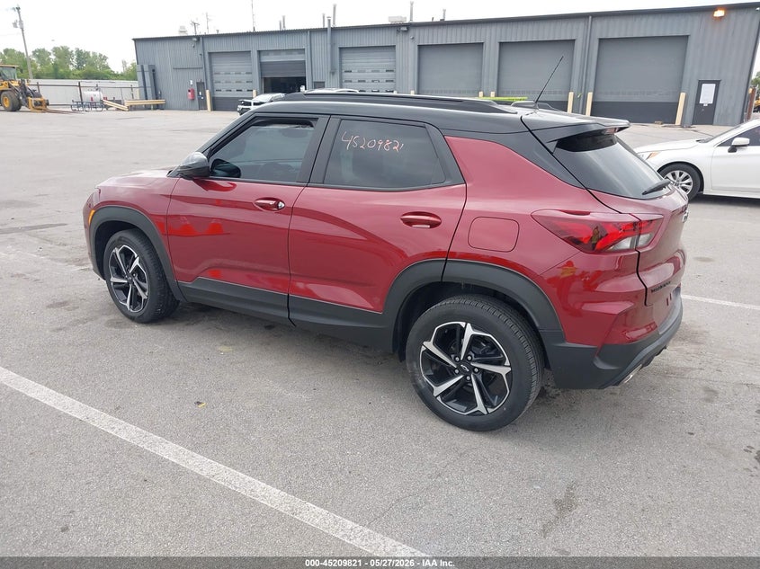 2023 Chevrolet Trailblazer VIN KL79MTSL2PB212124 IAAI salvage auction — SIDE, Salvage (Indiana), sold $5,050 on 2026-07-31 (photo 3)