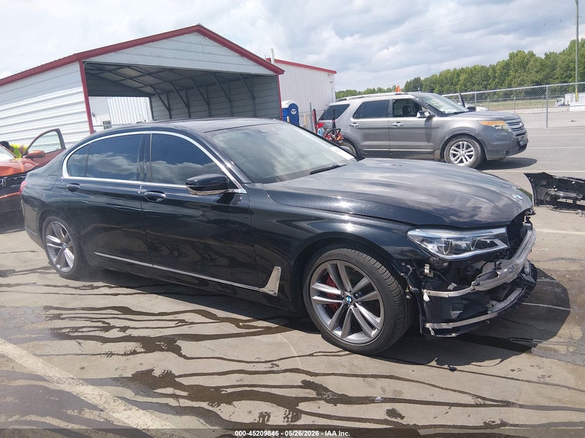 2016 BMW 7er VIN WBA7F2C50GG416788 IAAI salvage auction — FRONT END, Salvage (North Carolina), sold $5,900 on 2026-07-22 (photo 1)