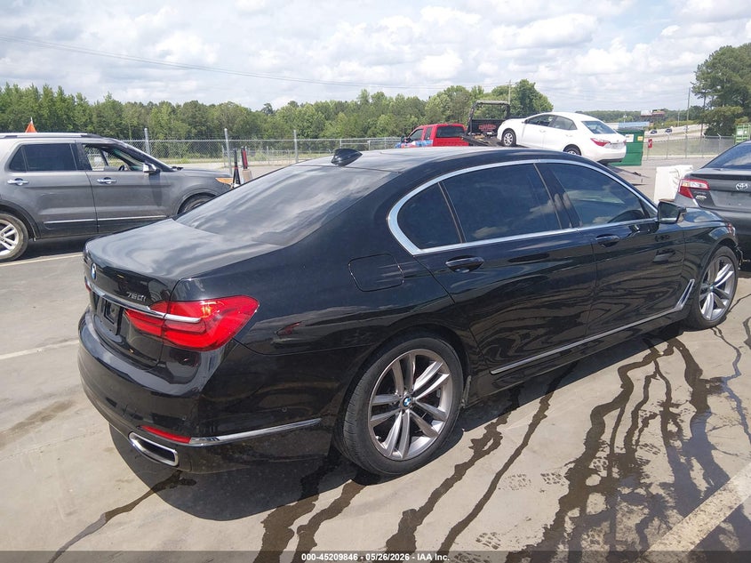2016 BMW 7er VIN WBA7F2C50GG416788 IAAI salvage auction — FRONT END, Salvage (North Carolina), sold $5,900 on 2026-07-22 (photo 4)