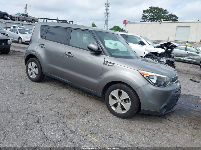 2016 Kia Soul VIN KNDJN2A25G7266343 IAAI salvage auction — THEFT, Salvage (Georgia), sold $850 on 2026-07-08 (photo 1)