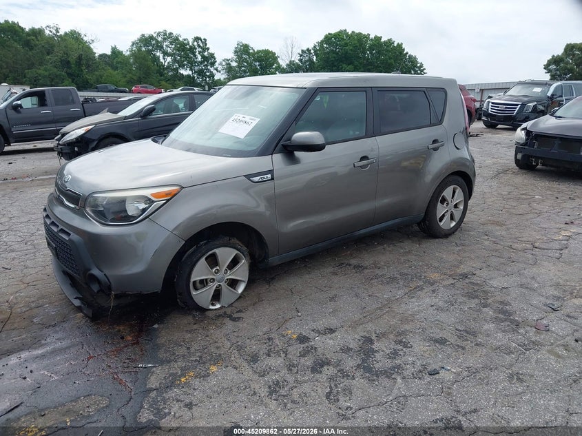 2016 Kia Soul VIN KNDJN2A25G7266343 IAAI salvage auction — THEFT, Salvage (Georgia), sold $850 on 2026-07-08 (photo 2)