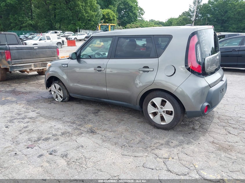 2016 Kia Soul VIN KNDJN2A25G7266343 IAAI salvage auction — THEFT, Salvage (Georgia), sold $850 on 2026-07-08 (photo 3)