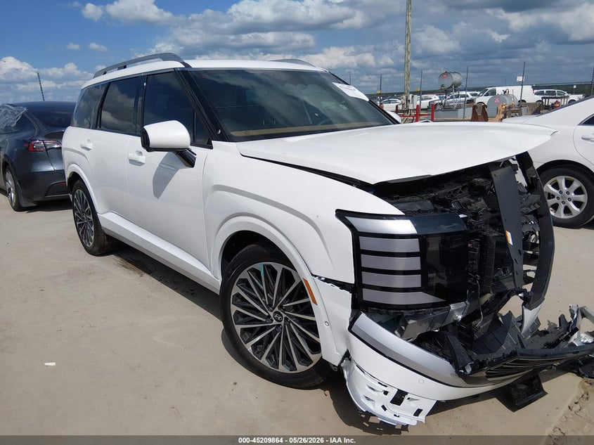 2026 Hyundai Palisade VIN KM8RM5S21TU092784 IAAI salvage auction — FRONT END, Salvage (Texas), sold $18,900 on 2026-07-31 (photo 1)