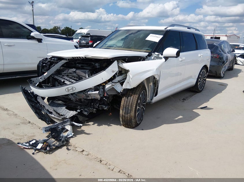 2026 Hyundai Palisade VIN KM8RM5S21TU092784 IAAI salvage auction — FRONT END, Salvage (Texas), sold $18,900 on 2026-07-31 (photo 2)