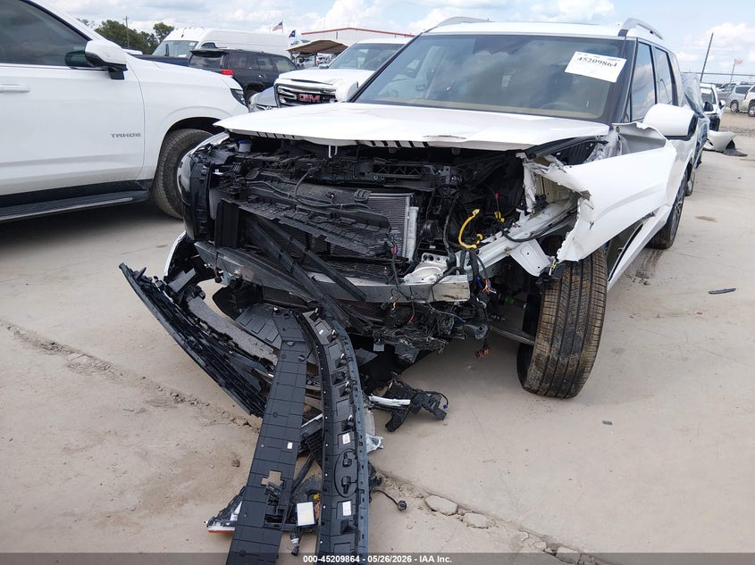 2026 Hyundai Palisade VIN KM8RM5S21TU092784 IAAI salvage auction — FRONT END, Salvage (Texas), sold $18,900 on 2026-07-31 (photo 6)