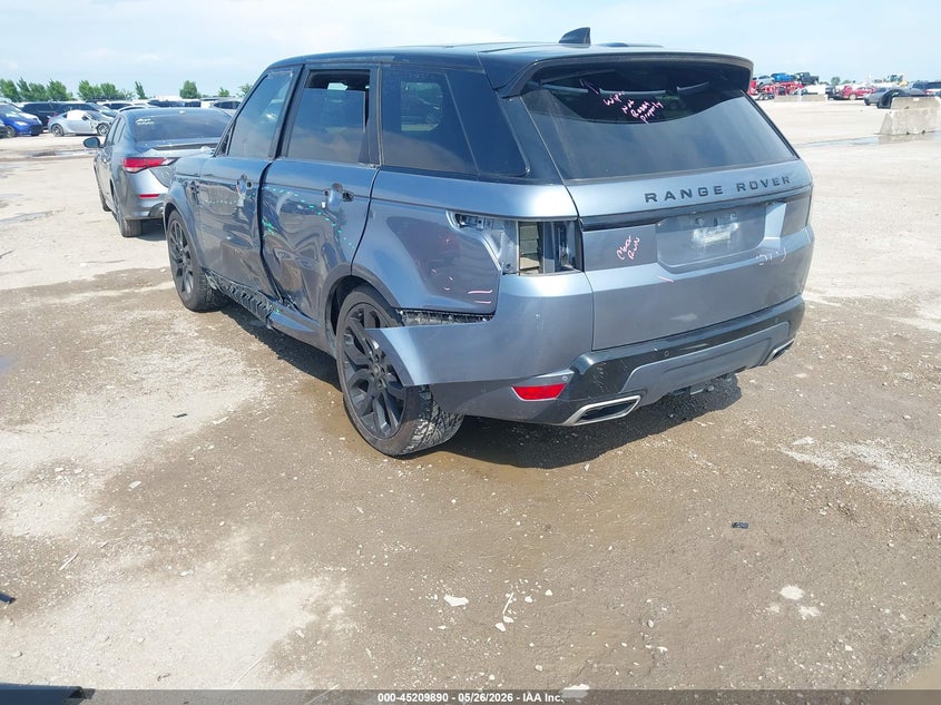2020 Land rover Range rover sport VIN SALWR2SE0LA713749 IAAI salvage auction — LEFT SIDE, Original (Texas), sold $18,300 on 2026-07-29 (photo 3)