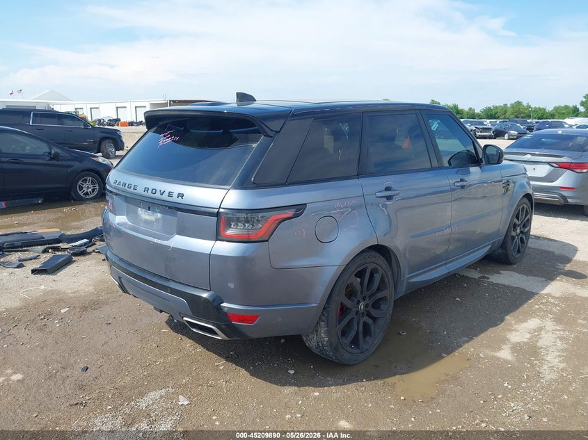 2020 Land rover Range rover sport VIN SALWR2SE0LA713749 IAAI salvage auction — LEFT SIDE, Original (Texas), sold $18,300 on 2026-07-29 (photo 4)