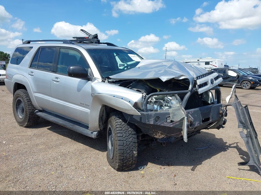 2003 Toyota 4runner VIN JTEBU14R538005966 IAAI salvage auction — FRONT END, Salvage (Texas), sold $1,600 on 2026-07-14 (photo 1)