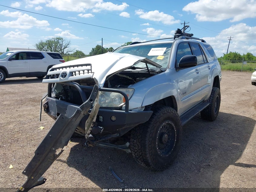 2003 Toyota 4runner VIN JTEBU14R538005966 IAAI salvage auction — FRONT END, Salvage (Texas), sold $1,600 on 2026-07-14 (photo 2)